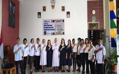 KUNJUNGAN YWF KE AKBID SANTA ELISABETH KEFAMENANU